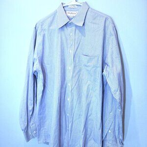 NWOT Vintage Burberrys Striped Dress Shirt Size 16